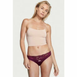 Victoria’s Secret Victoria's Secret Lace Waist Bikini Panty Nude