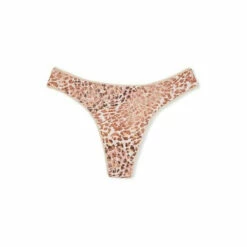 Victoria’s Secret Victoria's Secret 100 Percent Cotton Thong Panty Toasted Almond Leopard -Victoria's Secret Shop unnamed file 1093