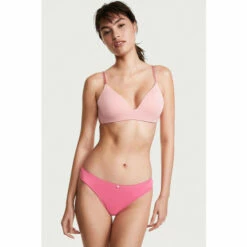 Victoria’s Secret Victoria's Secret Cotton Thong Panty Leopard Love