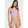 Victoria’s Secret Victoria's Secret Petal Purple Lace Waist Cotton Thong Panty -Victoria's Secret Shop unnamed file 1297