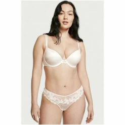 Victoria’s Secret Victoria's Secret Floral Embroidered Thong Panty