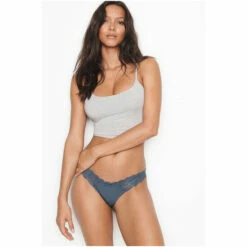 Victoria’s Secret Lace Bikini Panty Blue Storm