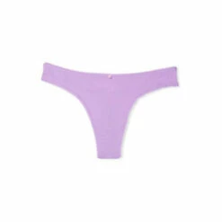 Victoria’s Secret Victoria's Secret Blue Cotton Thong Panty With Lace Back -Victoria's Secret Shop unnamed file 1442