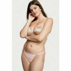 Victoria’s Secret Victoria's Secret Lace Trim Thong Panty