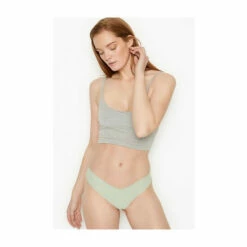 Victoria’s Secret Victoria's Secret No Show Thong Panty Champagne Leopard