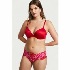 Victoria’s Secret Victoria's Secret Micro Lace Inset Cheeky Panty Pink Cocktail -Victoria's Secret Shop unnamed file 1728