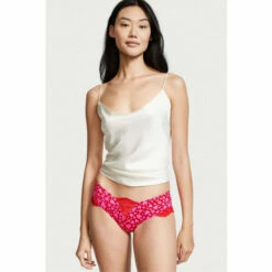 Victoria’s Secret Victoria's Secret Micro Lace Inset Cheeky Panty Pink Cocktail -Victoria's Secret Shop unnamed file 1729