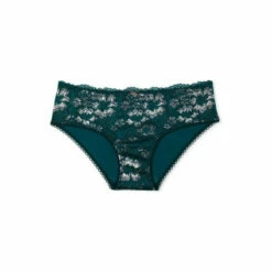 Victoria’s Secret Victoria's Secret Deepest Green Shimmer Hiphugger Lace Panty -Victoria's Secret Shop unnamed file 1751