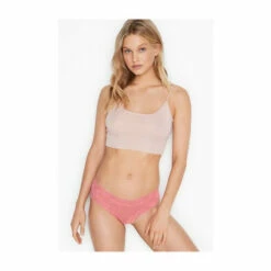 Victoria’s Secret Victoria's Secret Black Geo Lace Cheeky Panty