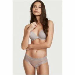 Victoria’s Secret Victoria's Secret Floral Frenzy Cheeky Panty Pale Blue