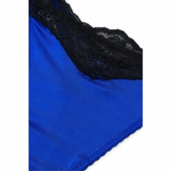 Victoria’s Secret Victoria's Secret Blue Oar Lace Trim V-String Panty -Victoria's Secret Shop unnamed file 2276