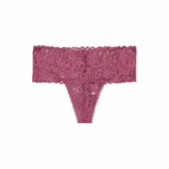 Victoria’s Secret Victoria's Secret Lace Wide Waist Thong Panty -Victoria's Secret Shop unnamed file 2299