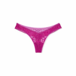 Victoria’s Secret Victoria's Secret Pink Lace Stripe Waist Thong Panty -Victoria's Secret Shop unnamed file 2450