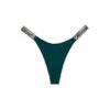 Victoria’s Secret Victoria's Secret Deepest Green Shine Strap Thong Panty -Victoria's Secret Shop unnamed file 25