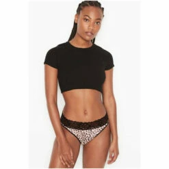 Victoria’s Secret Victoria's Secret Lace Waist High-leg Brief Panty Lipstick