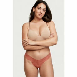 Victoria’s Secret Victoria's Secret Double Lace Thong Panty
