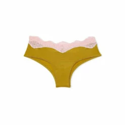Victoria’s Secret Victoria's Secret Yellow Lace Trim Cheeky Panty -Victoria's Secret Shop unnamed file 2642