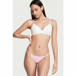 Victoria’s Secret Victoria's Secret String Bikini Charm Panty Babydoll Pink