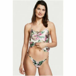 Victoria’s Secret Victoria's Secret Chain Strap Satin Thong Panty