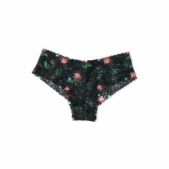 Victoria’s Secret Victoria's Secret Floral Lace Cheeky Panty Pink Flora