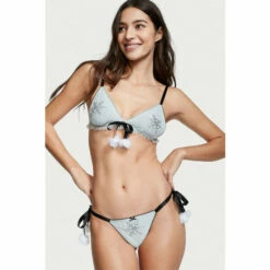 Victoria’s Secret Victoria's Secret Crystal Snowflake PomPom VString Panty