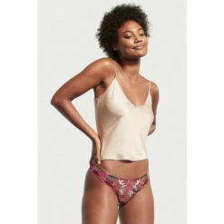 Victoria’s Secret Victoria's Secret Purple Embroidered Thong