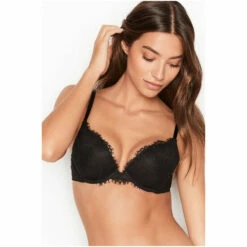 Victoria’s Secret Victoria's Secret Black Lace Push Up Bra