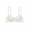 Victoria’s Secret Victoria's Secret Coconut White Lace Lightly Lined Demi Bra