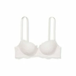 Victoria’s Secret Victoria's Secret Coconut White Lace Lightly Lined Demi Bra