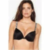 Victoria’s Secret Victoria's Secret Lipstick Red Smooth Shine Strap Plunge Push Up Bra