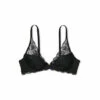 Victoria’s Secret Victoria's Secret Black Lace Plunge Lightly Lined Half Pad Bra