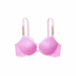 Victoria’s Secret Victoria's Secret Berry Gelato Pink Add 2 Cups Lace Push Up Bra -Victoria's Secret Shop unnamed file 3094