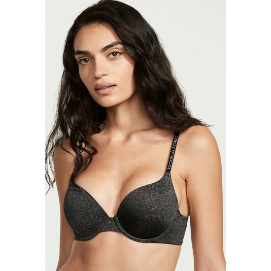 unnamed-file-3137.jpg Victoria’s Secret Victoria's Secret Black Marl Smooth Logo Strap Full Cup Push Up T-Shirt Bra -Victoria's Secret Shop unnamed file 3137