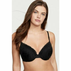Victoria’s Secret Victoria's Secret Black Lace Lightly Lined T-Shirt Bra