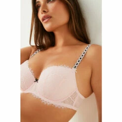 Victoria’s Secret Victoria's Secret Angel Pink Lace Lightly Lined Demi Bra -Victoria's Secret Shop unnamed file 3268