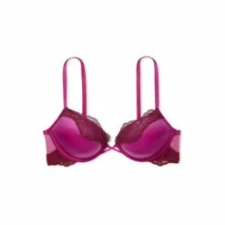 Victoria’s Secret Victoria's Secret Raspberry Cooler Purple Add 2 Cups Lace Trim Push Up Bra -Victoria's Secret Shop unnamed file 3293