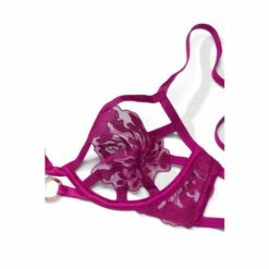 Victoria’s Secret Victoria's Secret Raspberry Cooler Purple Embroidered Unlined Demi Bra -Victoria's Secret Shop unnamed file 3297