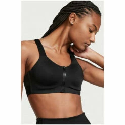 Victoria’s Secret Victoria's Secret Black Smooth Front Fastening Wired High Impact Sports Bra