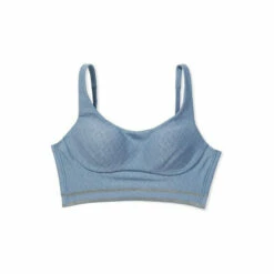 Victoria’s Secret Victoria's Secret Faded Denim Blue Smooth Strappy Back Non Wired Medium Impact Sports Bra -Victoria's Secret Shop unnamed file 3409