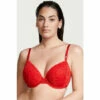Victoria’s Secret Victoria's Secret Lipstick Red Lace Lightly Lined T-Shirt Bra -Victoria's Secret Shop unnamed file 3434