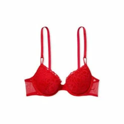 Victoria’s Secret Victoria's Secret Lipstick Red Lace Lightly Lined T-Shirt Bra -Victoria's Secret Shop unnamed file 3437