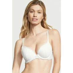 Victoria’s Secret Victoria's Secret Coconut White Lace Lightly Lined Full Cup Bra