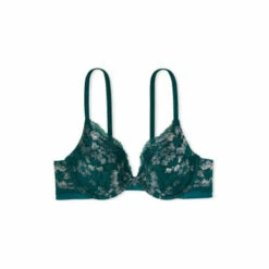 Victoria’s Secret Victoria's Secret Deepest Green Lace Full Cup Push Up Bra -Victoria's Secret Shop unnamed file 3459