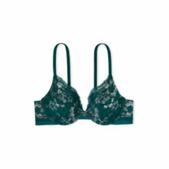 Victoria’s Secret Victoria's Secret Deepest Green Lace Full Cup Push Up Bra -Victoria's Secret Shop unnamed file 3460
