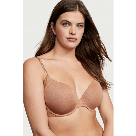unnamed-file-3471.jpg Victoria’s Secret Victoria's Secret Brilliant Blush Orange Smooth Logo Strap Lightly Lined T-Shirt Bra -Victoria's Secret Shop unnamed file 3471