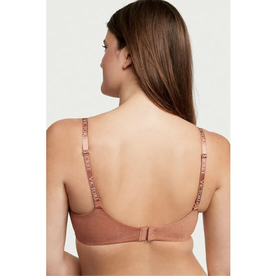 unnamed-file-3472.jpg Victoria’s Secret Victoria's Secret Brilliant Blush Orange Smooth Logo Strap Lightly Lined T-Shirt Bra -Victoria's Secret Shop unnamed file 3472