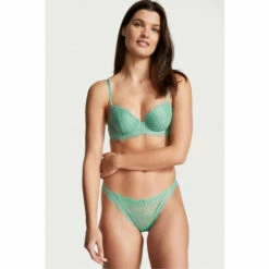 Victoria’s Secret Victoria's Secret Green LightlyLined Lace Demi Bra -Victoria's Secret Shop unnamed file 3534