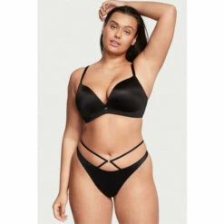 Victoria’s Secret Victoria's Secret Black Smooth Non Wired Plunge Push Up Bra -Victoria's Secret Shop unnamed file 3568