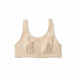 Victoria’s Secret Victoria's Secret Champagne Nude Lace Front Fastening Unlined Non Wired Post Surgery Bra