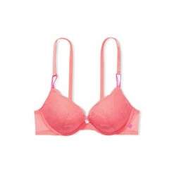Victoria’s Secret Victoria's Secret Cocktail Pink Lace Push Up T-Shirt Bra -Victoria's Secret Shop unnamed file 3606